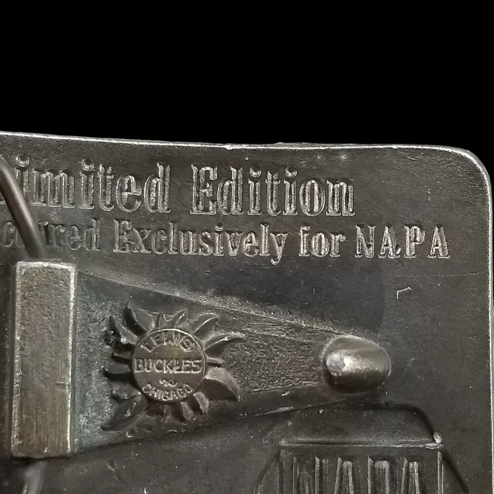 NAPA Belt Buckle Automotive Parts Association Collectible Car By Lewis Buckles‎